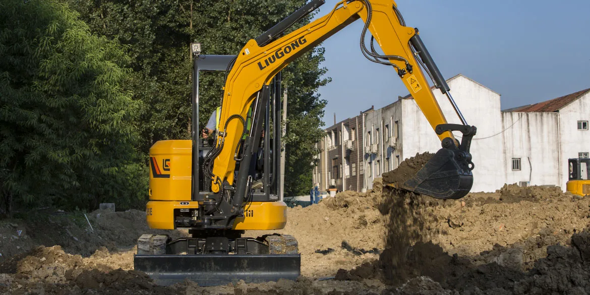 Excavadora compacta LiuGong 9035E — vista 3 del equipo