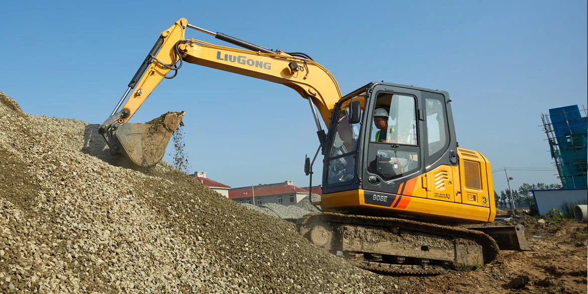 Excavadora compacta LiuGong 908E — vista 2 del equipo
