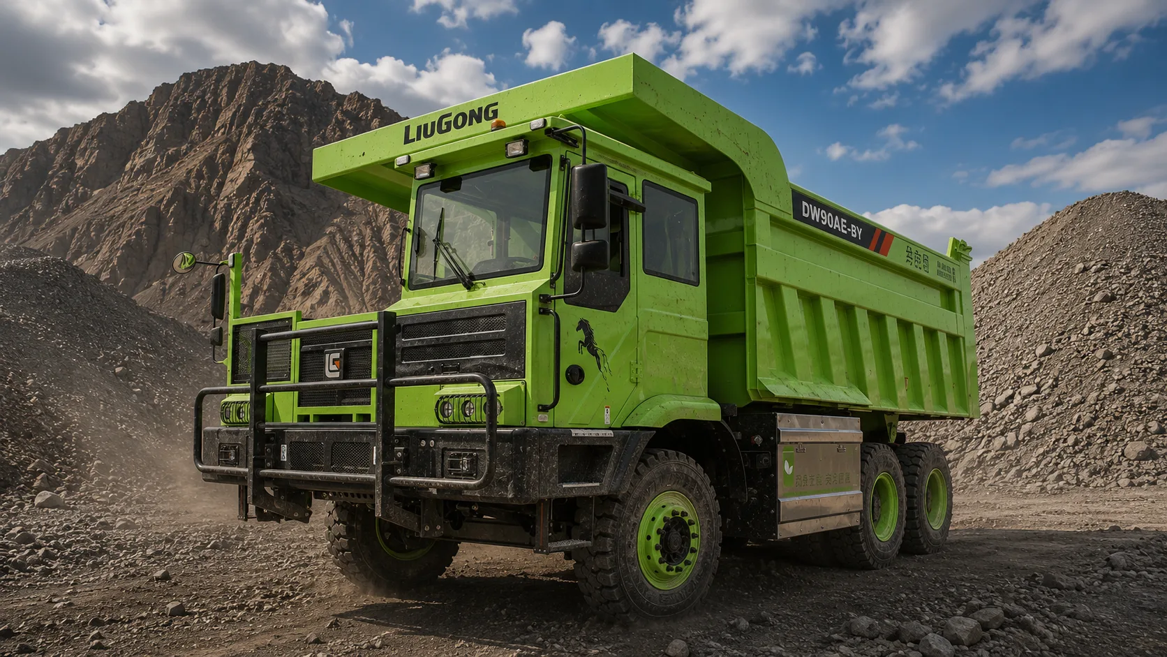 Camión minero eléctrico LiuGong DW90AE — vista 2 del equipo